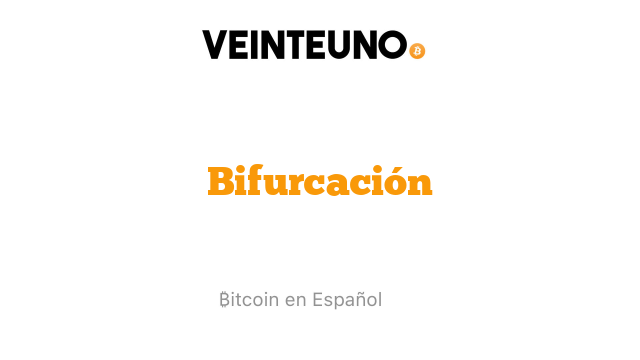 Bifurcación