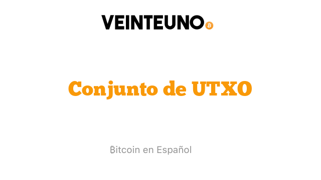 Conjunto de UTXO