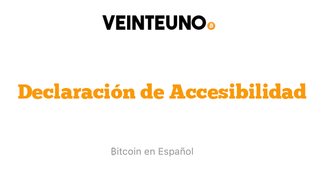 Declaración de Accesibilidad