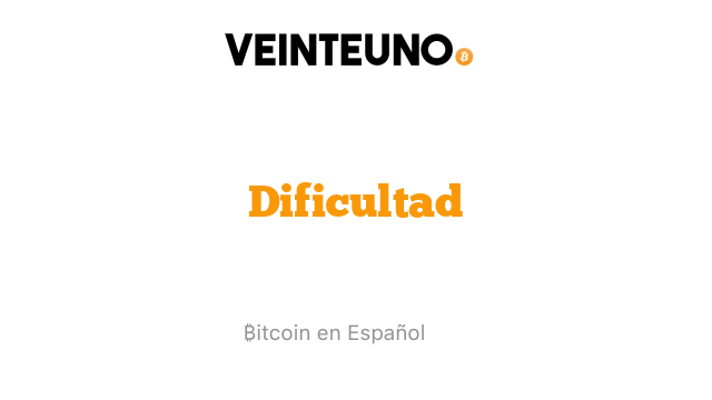Dificultad