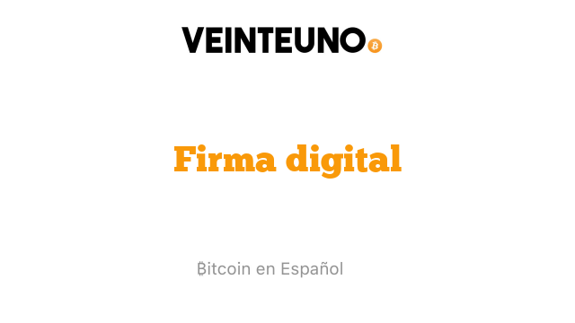 Firma digital