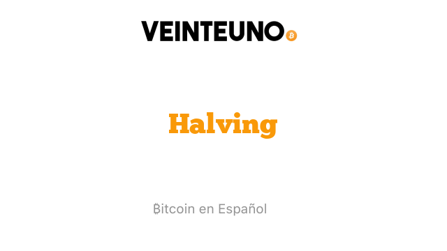 Halving