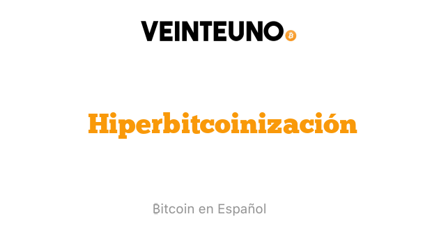 Hiperbitcoinización