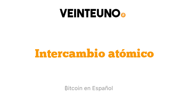 Intercambio atómico
