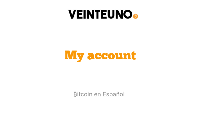My account
