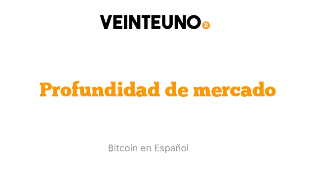 Profundidad de mercado