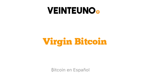 Virgin Bitcoin