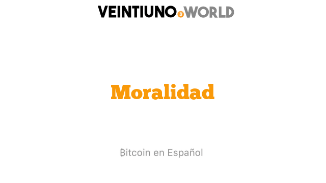 Moralidad