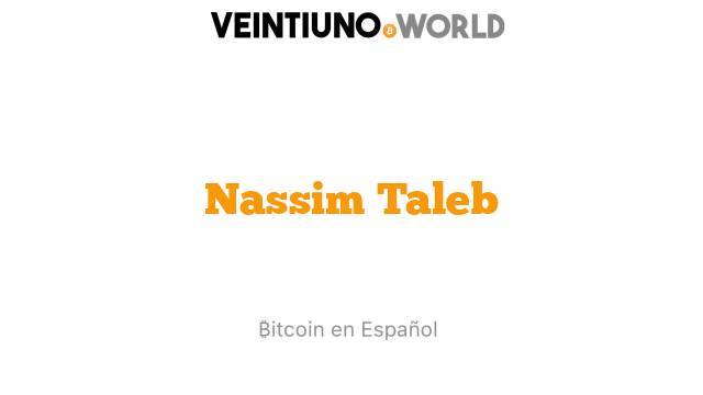 Nassim Taleb