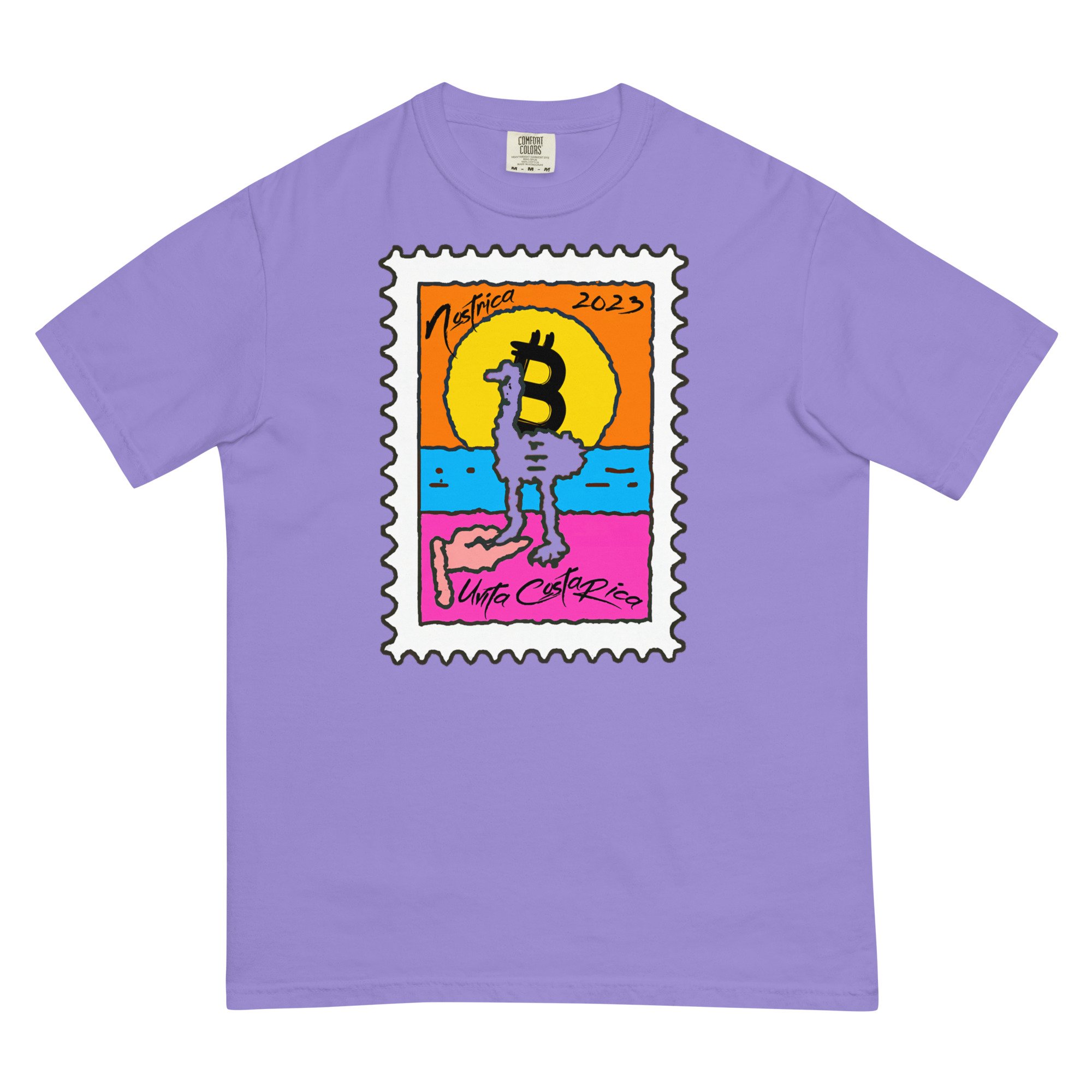 Nostrica – Camiseta teñida Unisex (Frente) Camisetas VEINTIUNO Nostrica – Camiseta teñida Unisex (Frente) Camisetas VEINTIUNO