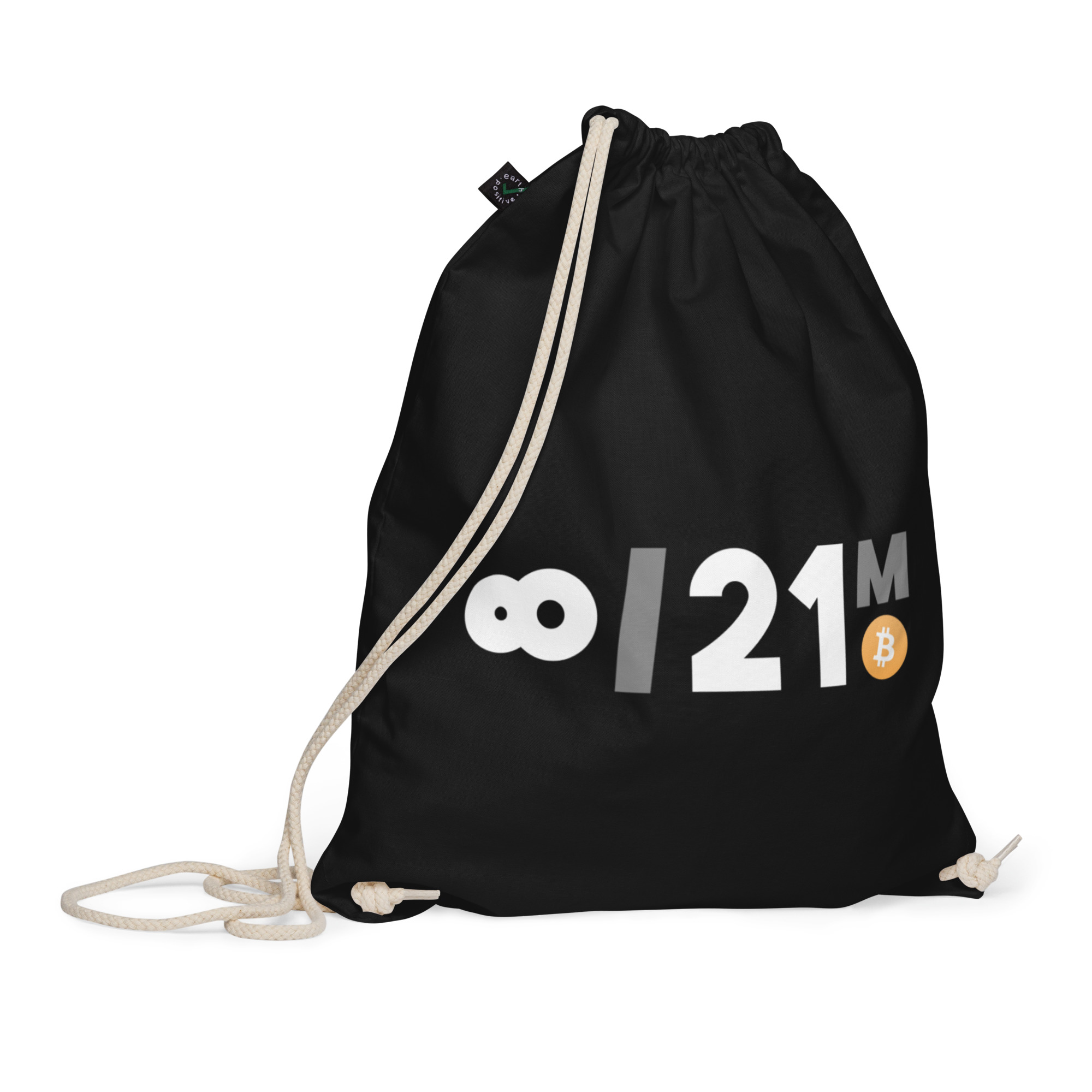 ∞/21M Mochila de Algodón Orgánico Negro Accesorios VEINTIUNO ∞/21M Mochila de Algodón Orgánico Negro Accesorios VEINTIUNO