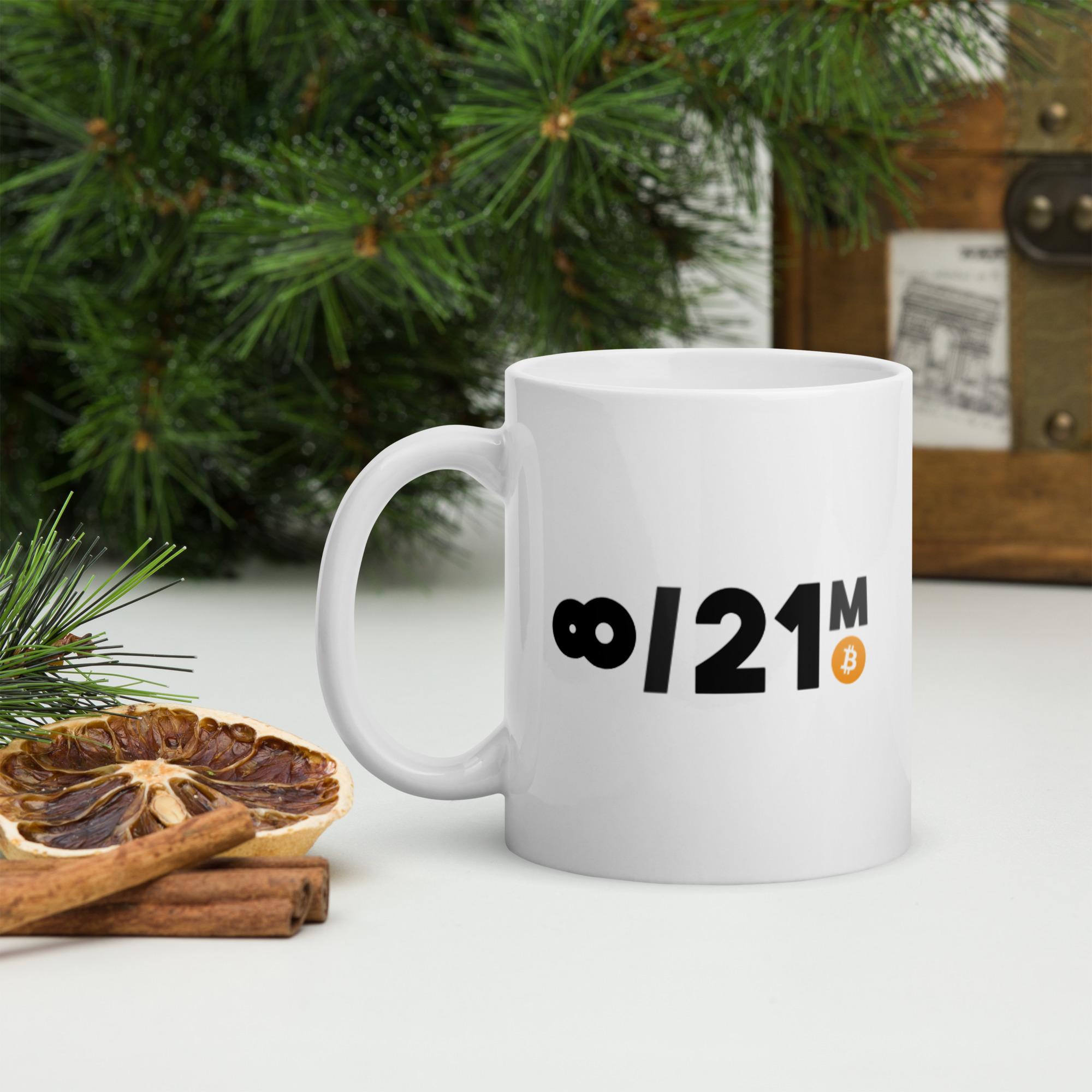∞/21M Taza Blanca Accesorios VEINTIUNO