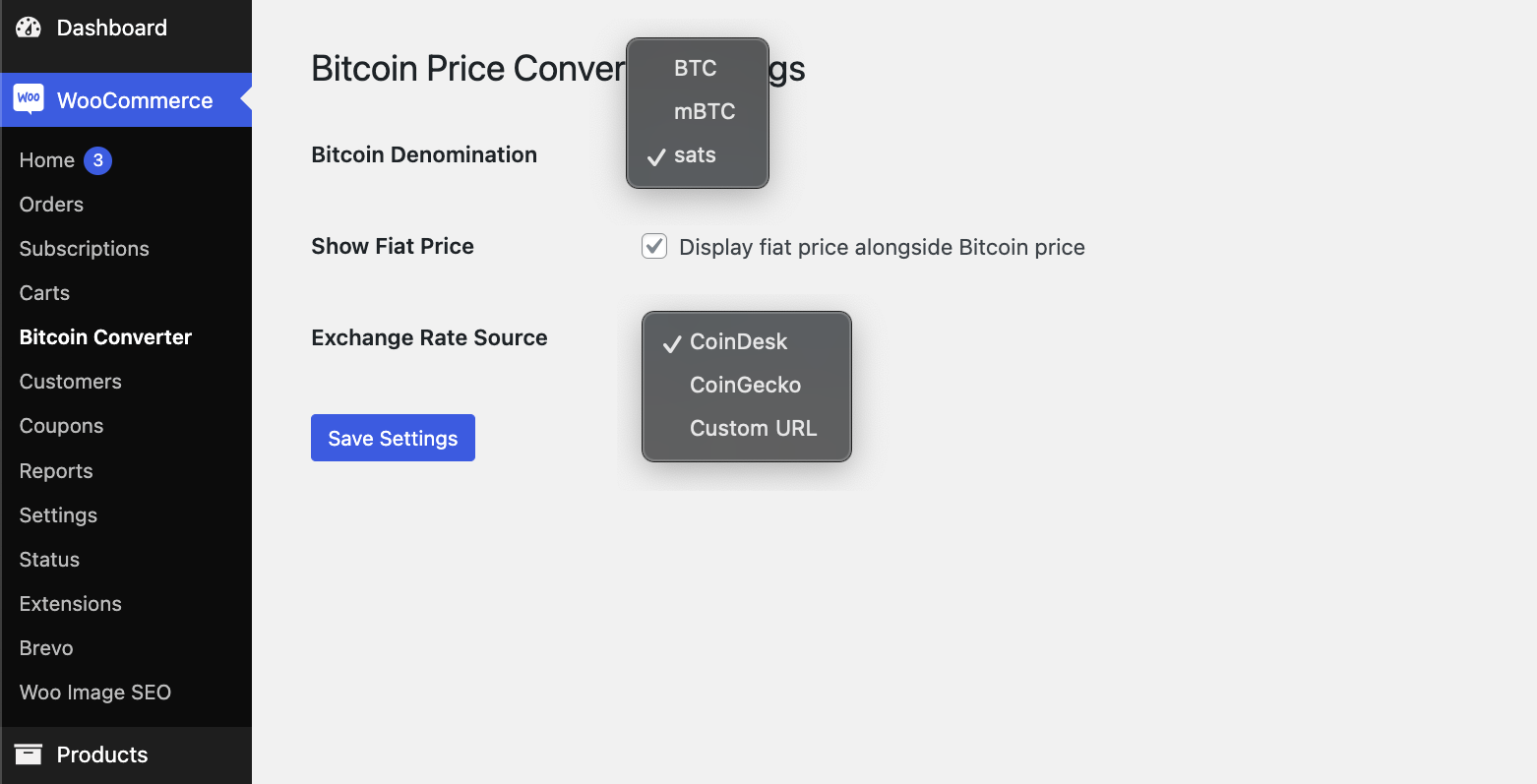 Bitcoin Price Converter – WooCommerce plugin Digitales VEINTIUNO Bitcoin Price Converter – WooCommerce plugin Digitales VEINTIUNO