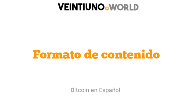 Formato de contenido