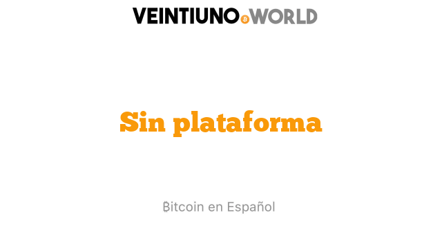 Sin plataforma